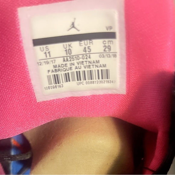 Nike Jordan Why Not Zer0.1 'Ph.D' AA2510-024 blck and pink basketball sneaker 11 - Picture 6 of 8